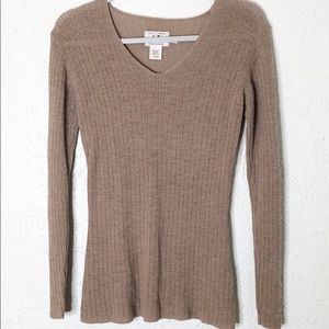 Armani exchange tan sweater sz S